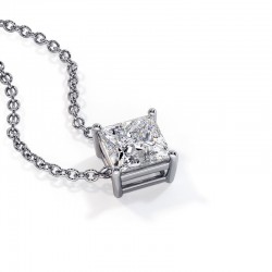 Promesse Anh&auml;nger mit nat&uuml;rlichem Prinzess-Diamant | Celinni