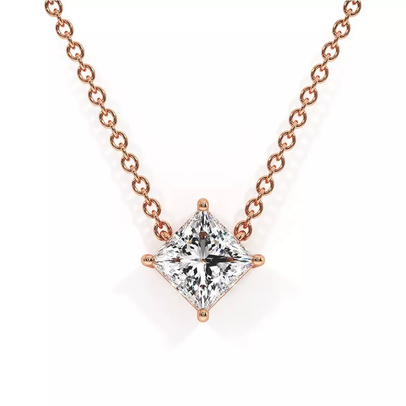 Colgante de Diamante Princesa Promesa