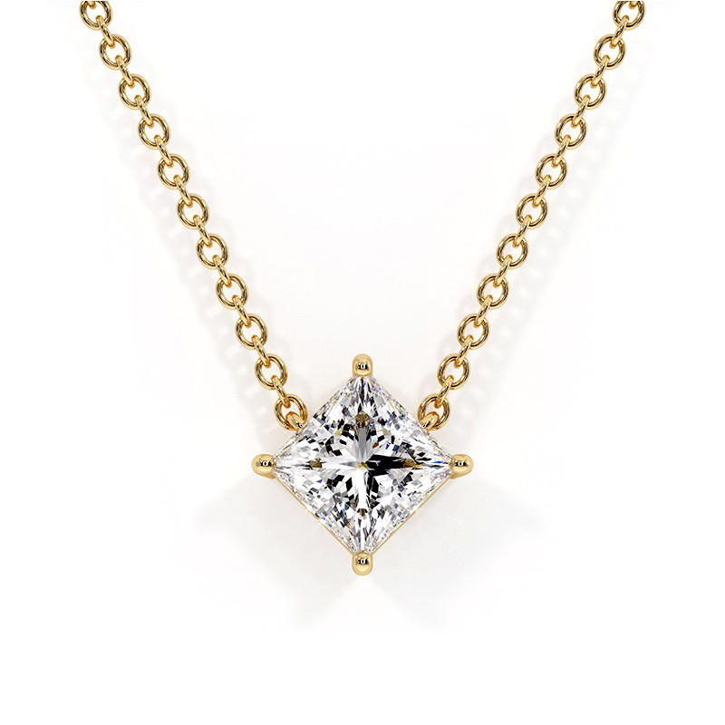 PRINCESS DIAMOND PENDANT Promesse