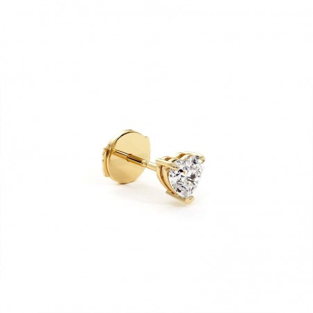 Boucles D'oreilles Diamant Cœur Promesse