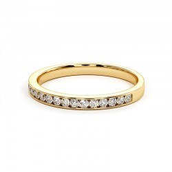 Demi Alliance Diamants Mon Tr&eacute;sor Classique - Collection Celinni