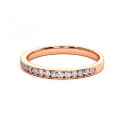 Demi Alliance Diamants Mon Tr&eacute;sor Classique - Collection Celinni