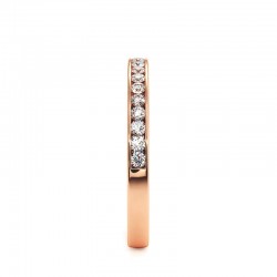 Demi Alliance Diamants Mon Tr&eacute;sor Classique - Collection Celinni