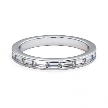 Mon Trésor Ring mit Baguette-Diamanten in Kanalfassung