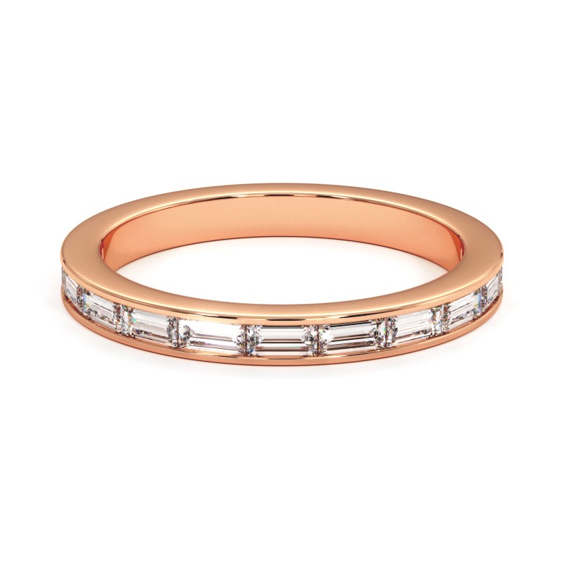 Demi Alliance Baguette Diamanten Mon tr&eacute;sor im Schienenfassung