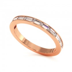 Demi Alliance Baguette Diamanten Mon tr&eacute;sor im Schienenfassung