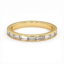 Mon Trésor Ring Baguette-Diamanten 18K Gold | Celinni