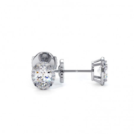 Oval Diamond Earrings Ma vie