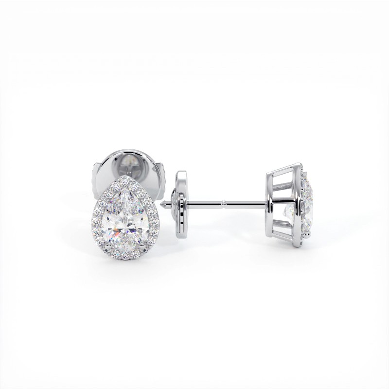 Boucles D'oreilles Diamants Poire Ma Vie