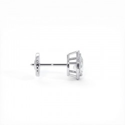 أقراط الألماس Ma vie مقاس الكمثرى في الذهب أو البلاتين