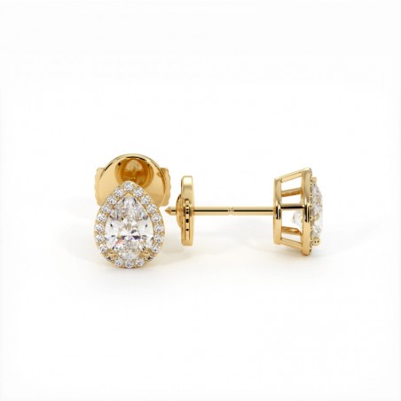 Pendientes de Diamantes en Forma de Pera Mi Vida