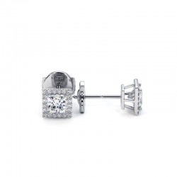 Boucles D'oreilles Diamants...