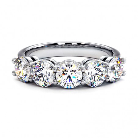 Half Alliance 5 Round Diamonds Promesse