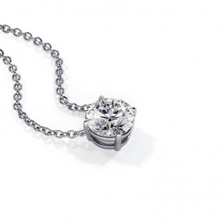 Round Diamond Pendant Promesse