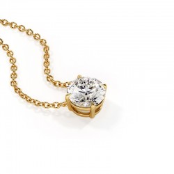 Runder Diamant Anh&auml;nger Promesse