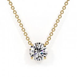 Pendentif diamant rond Promesse Pendentif diamant rond Promesse
