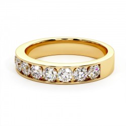 Half Round Diamonds Rail Mon tr&eacute;sor