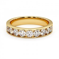 Half Round Diamonds Rail...