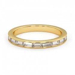Mon Trésor Ring Baguette-Diamanten 18K Gold | Celinni
