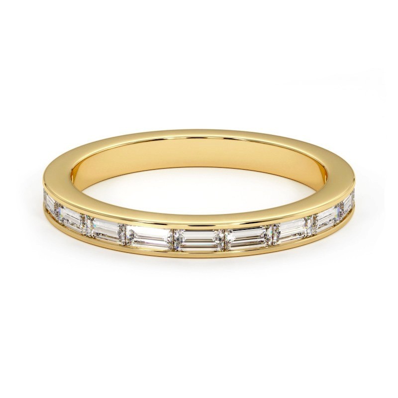 Mon Trésor Ring Baguette-Diamanten 18K Gold | Celinni