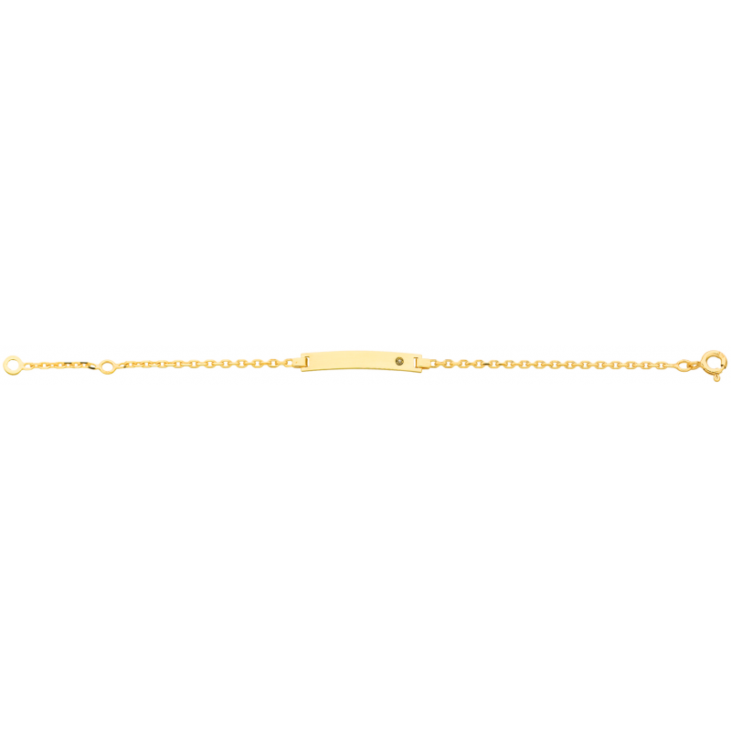 Pulsera de nacimiento en Oro 18K, 750 mil&eacute;simas | El Cl&aacute;sico
