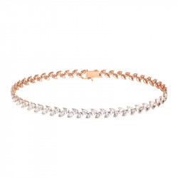 Pulsera de Diamantes Corte Pera Alta Joyer&iacute;a Parisina