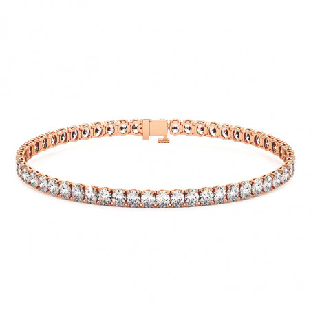 Pulsera de Tenis de Diamantes Ovalados