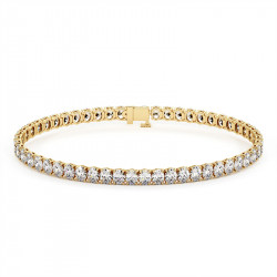 Bracelet Tennis Diamants Ovale