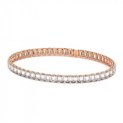 Tennisarmband met smaragd...
