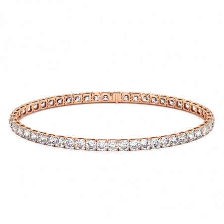 Asscher Geslepen Diamanten Tennis Armband