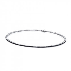 PULSERA DE R&Iacute;O DE DIAMANTES NEGROS