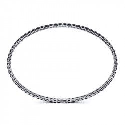 Armband für Männer: schwarzer Diamantfluss | Celinni