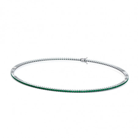 Bracelet Rivière Emeraudes Homme