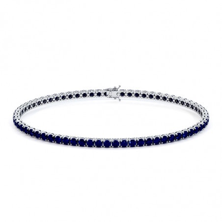 Bracelet Rivière Saphirs Homme