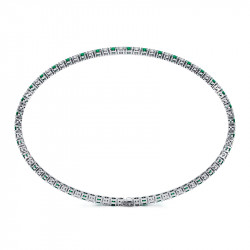 Herrenarmband: Diamanten und Smaragde | Celinni