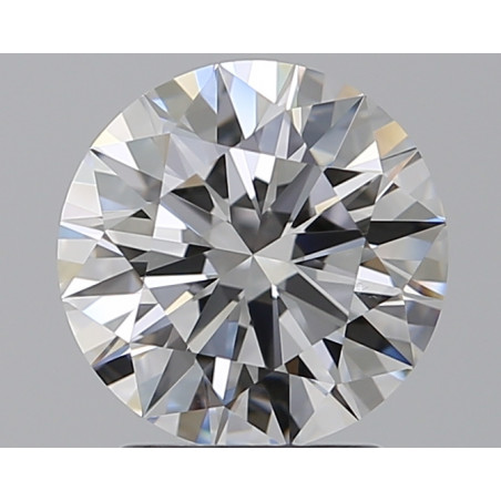 2.01-carat diamond in round shape