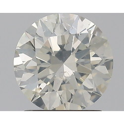 1.29-carat round shape diamond