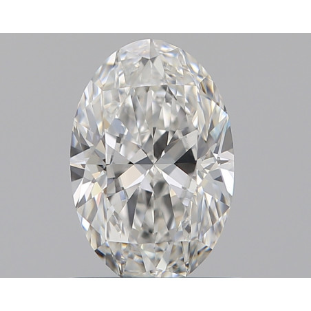 0.9-carat diamond in oval shape