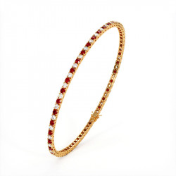 Pulsera de Diamantes y Rub&iacute;es - Colecci&oacute;n de Joyas Celinni