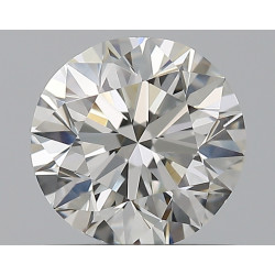 0.9-carat round shape diamond