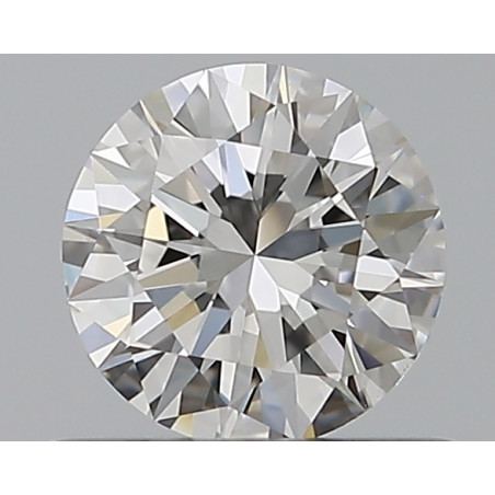 0.5-carat diamante de forma redonda