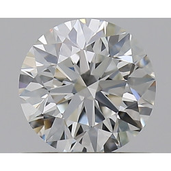 0.58-carat round shape diamond