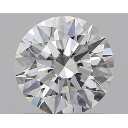 0.5-carat 圆形钻石