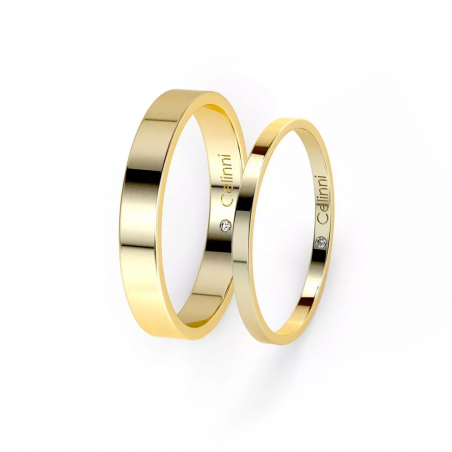 Bague Mariage Ruban Prestige Or Jaune