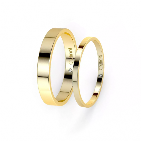 Prestige Ribbon Wedding Ring Yellow Gold