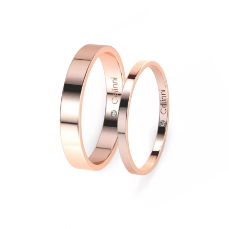 Prestige Ribbon Wedding Ring Rose Gold