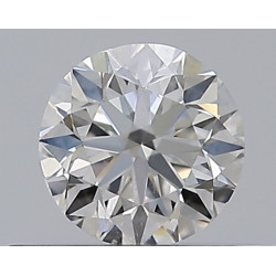 0.38-carat round shape diamond