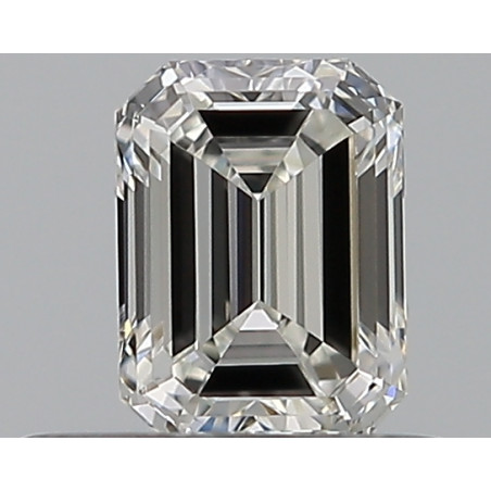 0.38-carat diamante en forma de esmeralda