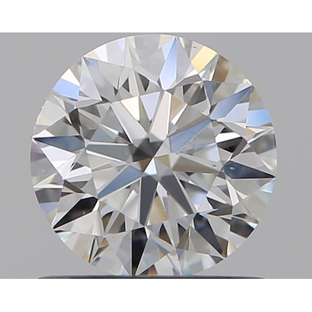 0.8-carat diamante de forma redonda