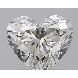0.81-carat heart shape diamond